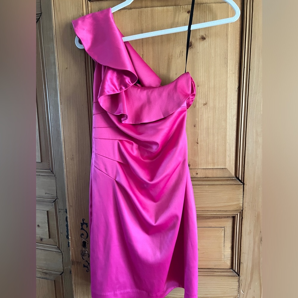 Mini pink laundry by shelli segal dress